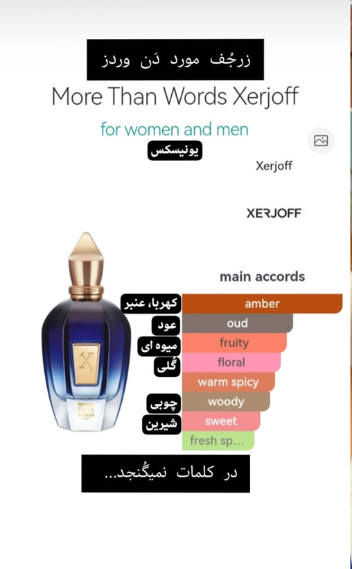 عطر ادکلن مردانه زنانه مور دن ووردز ۱۰۰ میل مسترکوالیتی سفارش اروپا بارکددار