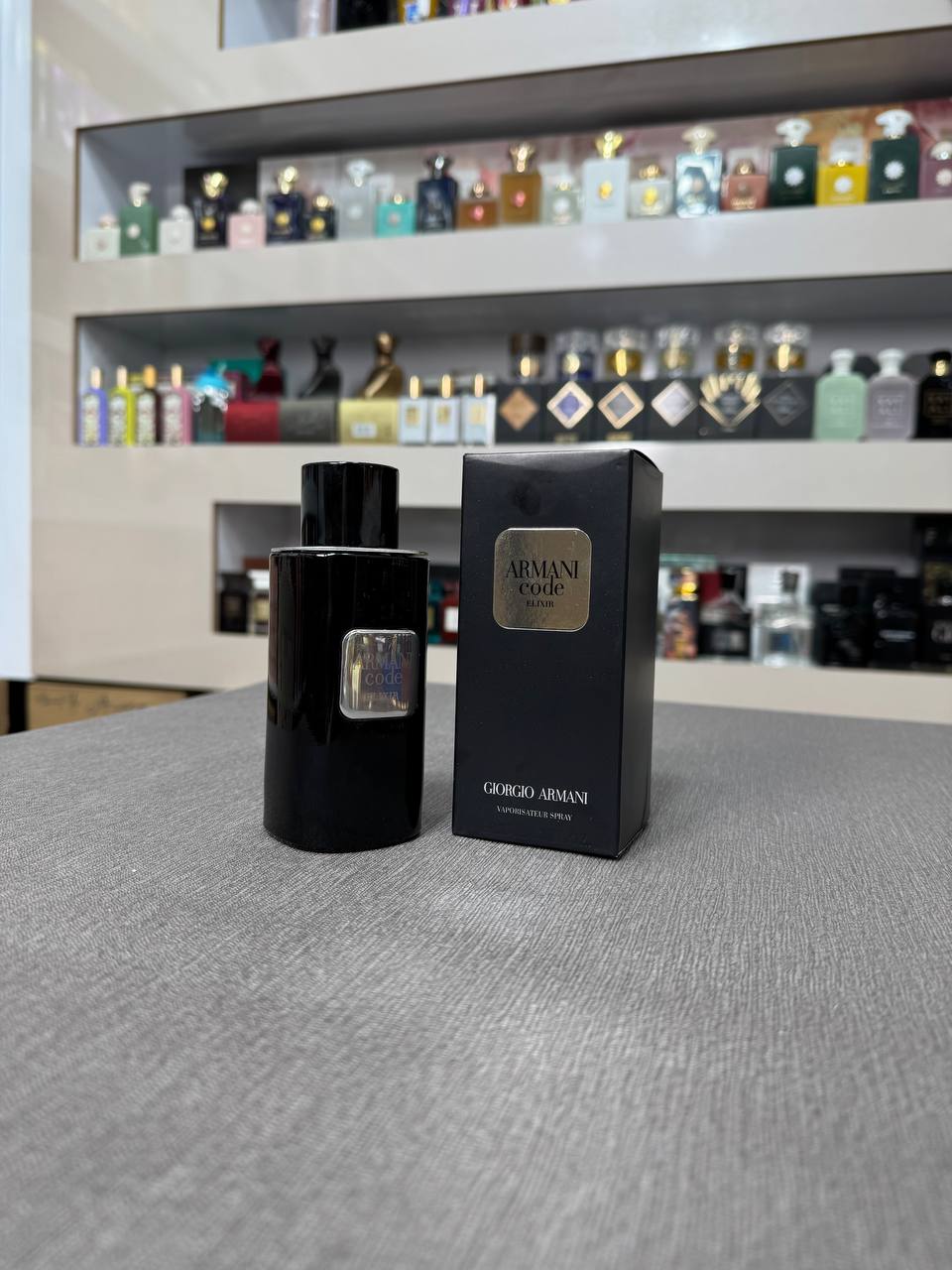 عطر ادکلن مردانه آرمانی کد الیگزیر/الکسیر ۷۵ میل مسترکوالیتی سفارش اروپا بارکددار