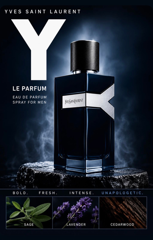 عطر ادکلن مردانه ایو سن لورن وای له پارفوم ۱۰۰ میل مسترکوالیتی سفارش اروپا بارکددار